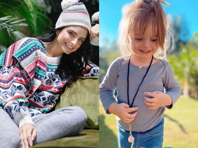 Kailani enternece al realizar los adornos de su árbol de Navidad y Aislinn Derbez afirma: ‘Me muero’