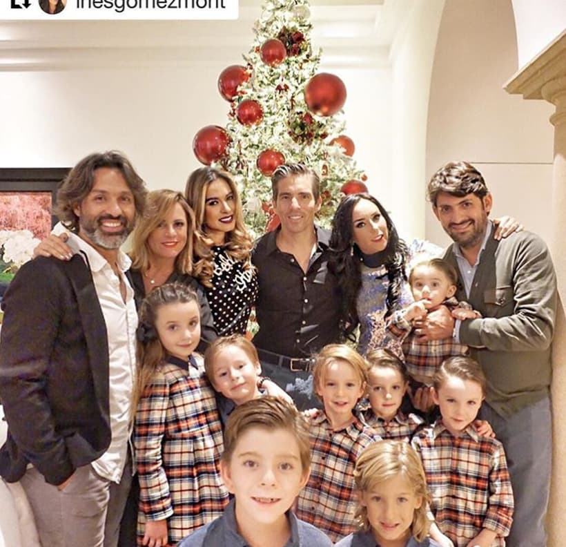 En la Navidad de 2016, Galilea se reunió con Inés Gómez Mont, una de sus mejores amigas. “Arrancando en familia”, fue el texto que eligió la conductora para acompañar su publicación en la que también aparece Roxanna Castellanos.