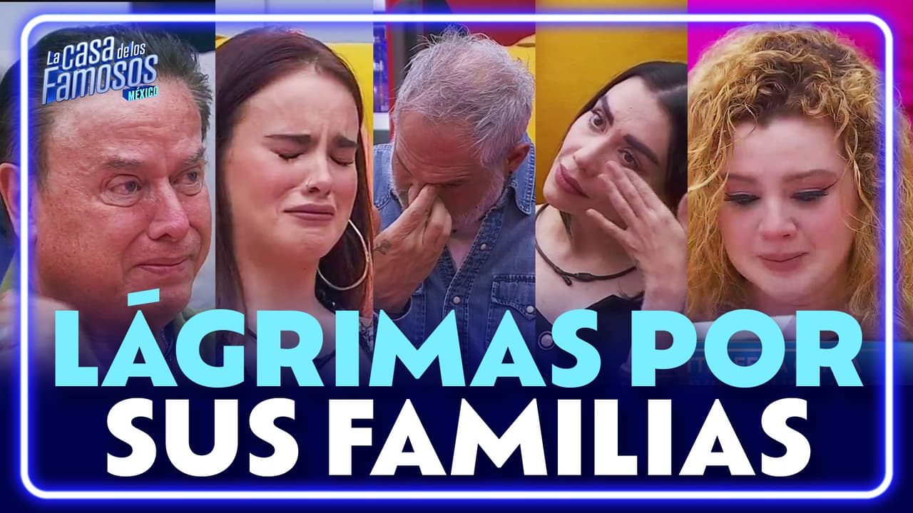 Entre lágrimas, los finalistas recibieron una emotiva sorpresa de sus familiares