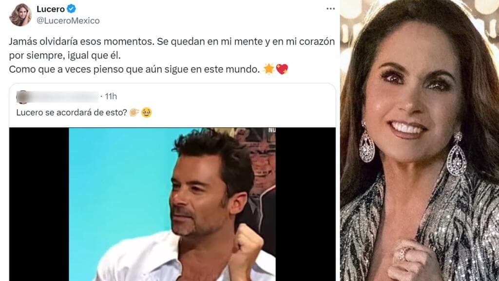 Así recordó Lucero cuando Felipe Camiroaga le dio un anillo para terminar su romance.