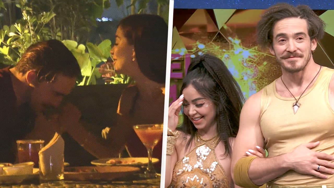 ¡En pleno ROMANCE! Paparazzi capta a Caeli con Aristeo y se ponen nerviosos antes de bailar