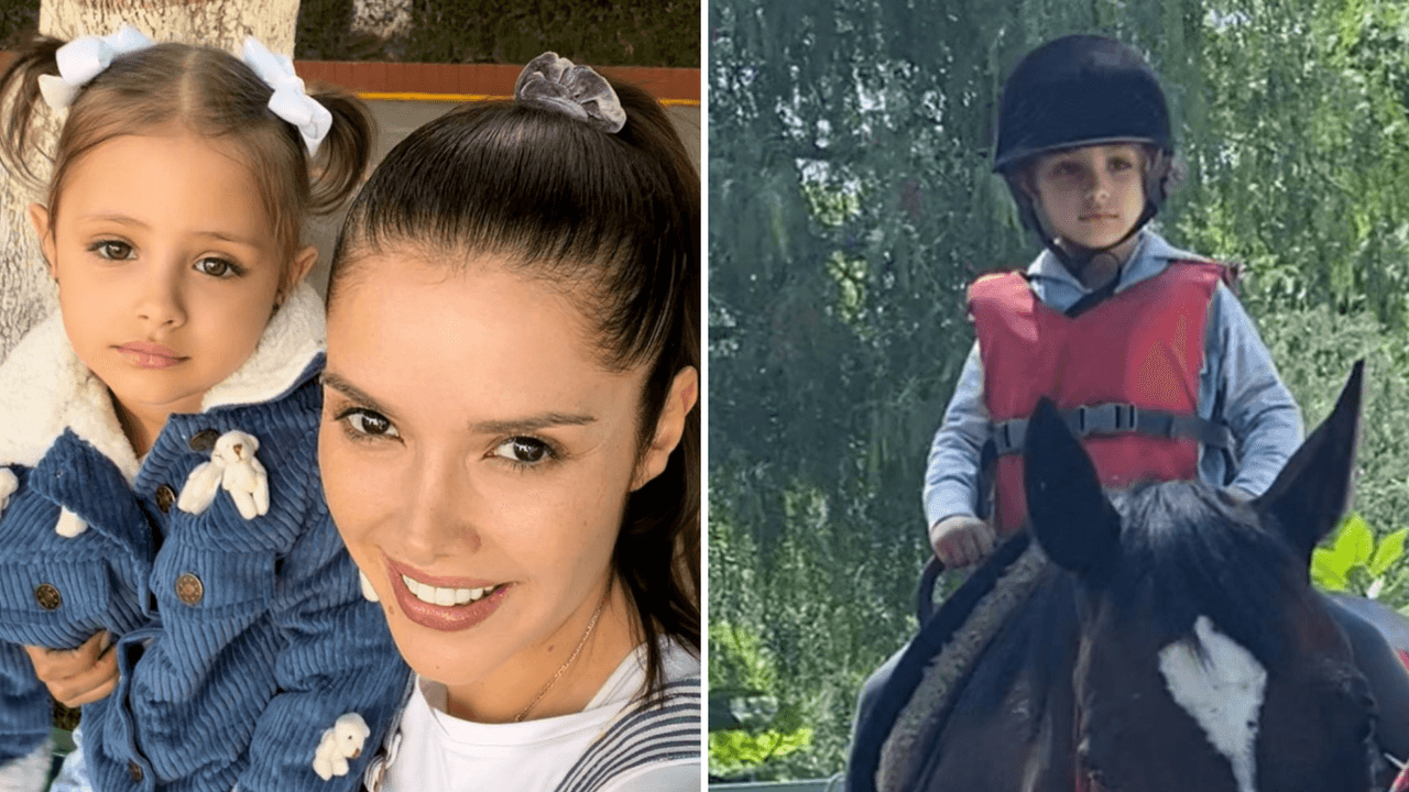 Hija de Marlene Favela muestra su “nuevo deporte favorito”: a sus 3 años ya monta a caballo