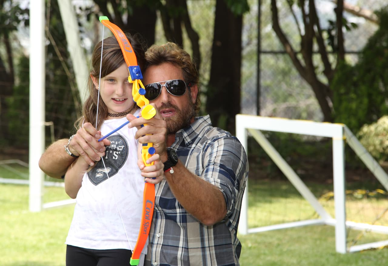 La gran ausente fue su hija menor Alexa Miranda