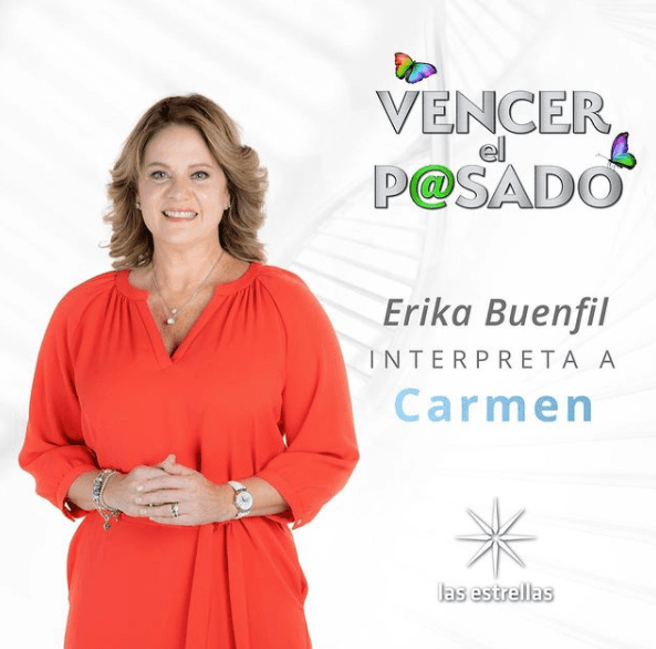 Erika Buenfil es otra de las estelares de esta historia. La actriz, quien será 'Carmen', recientemente participó en "Te doy la vida" y en "La Mexicana y el Güero".