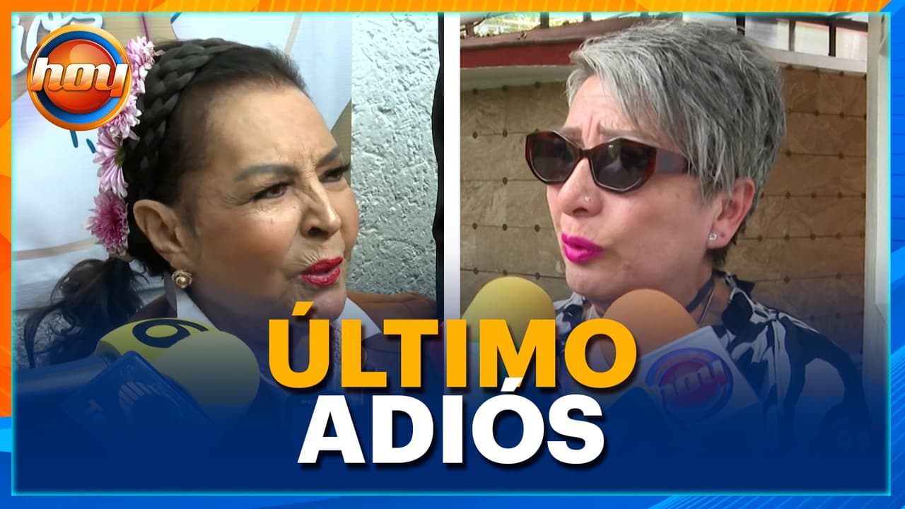 Amigos y familiares le dieron el último adiós a la actriz Elsa Aguirre