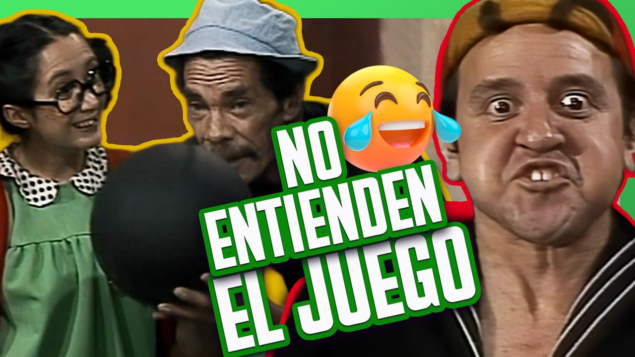 Quico y el Chavo juegan con la bola de boliche de Don Ramón