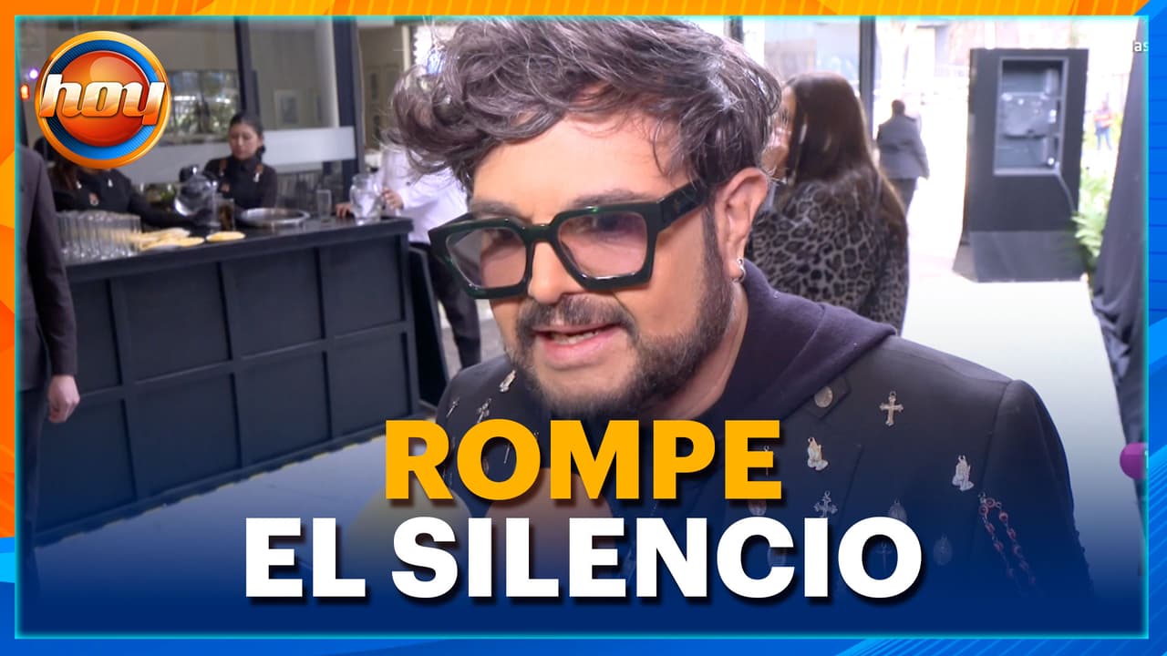 Aleks Syntek REAPARECE y responde a los rumores de divorcio y rehabilitación