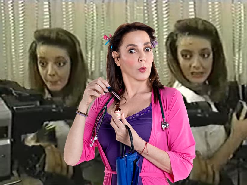 María Fernanda García fue otra de las que inició en un programa de 'La hora marcada' en 1989. Un año después formó parte del elenco de 'Cuando llega el amor'.