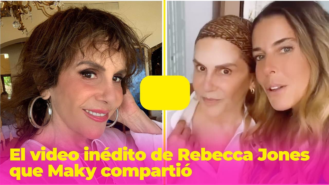 Maky comparte video inédito de Rebecca Jones para despedirla: "No se va quien permanece en el corazón"