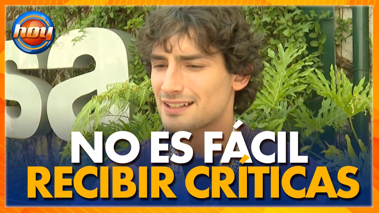 Emilio Osorio responde a quienes cuestionan su talento como actor