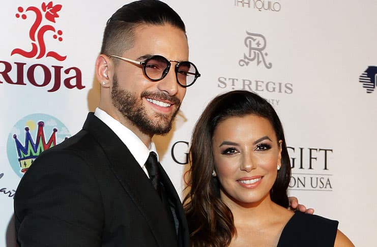 Maluma y Eva Longoria