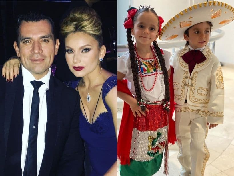 Elizabeth Álvarez publica fotos de sus hijos en trajes típicos y dicen son el clon de Jorge Salinas