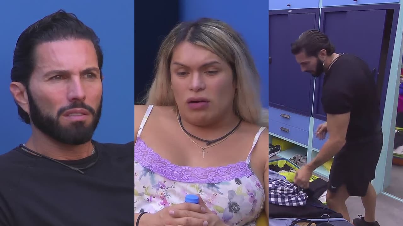 Poncho se entera de algo del exterior, se molesta y quiere salir de la casa