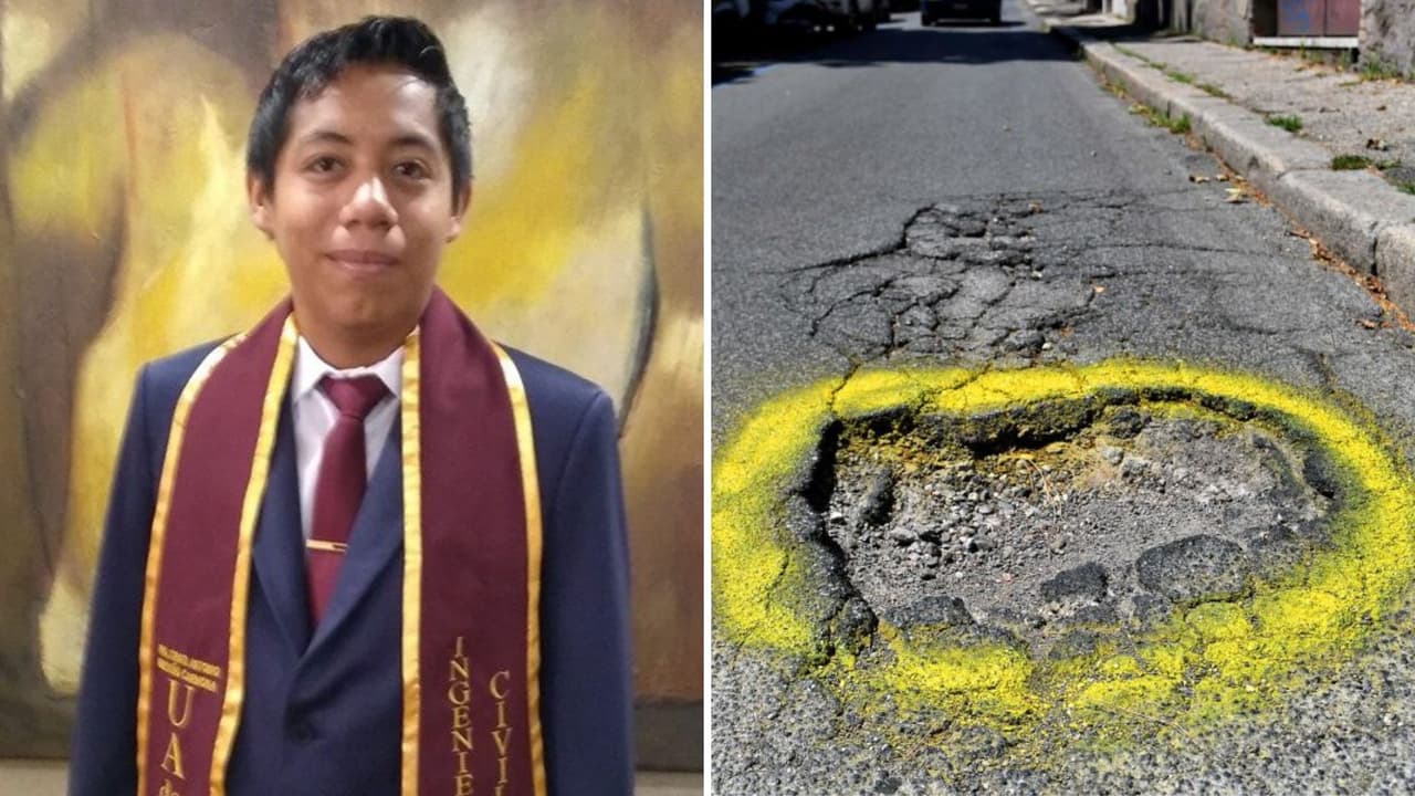 Estudiante mexicano crea pavimento antibaches: se regenera con agua