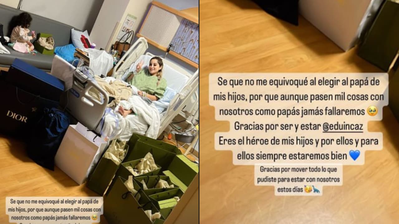 Eduin Caz llenó de regalos a su esposa, Daisy Anahy.