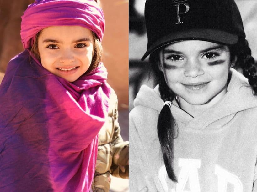Su pequeña hermana Aitana también ha llamado la atención por lucir idéntica no solo a Aislinn y a su abuela paterna Silvia Derbez; también porque tiene mucho parecido ni más ni menos que con Kendall Jenner.