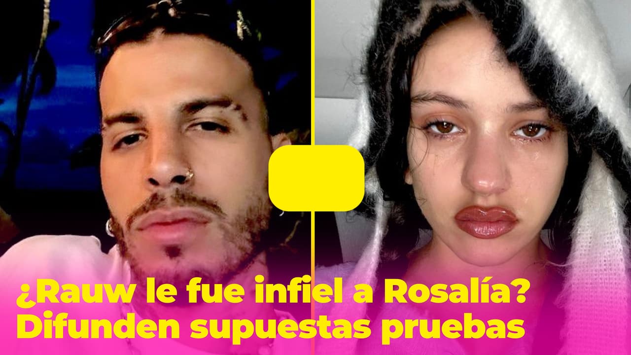 ¿Rauw Alejandro le fue infiel a Rosalía? Las supuestas pruebas que delatan el engaño del cantante