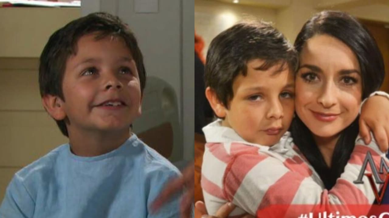 Así se veía Adrián Escalona en Amores Verdaderos.