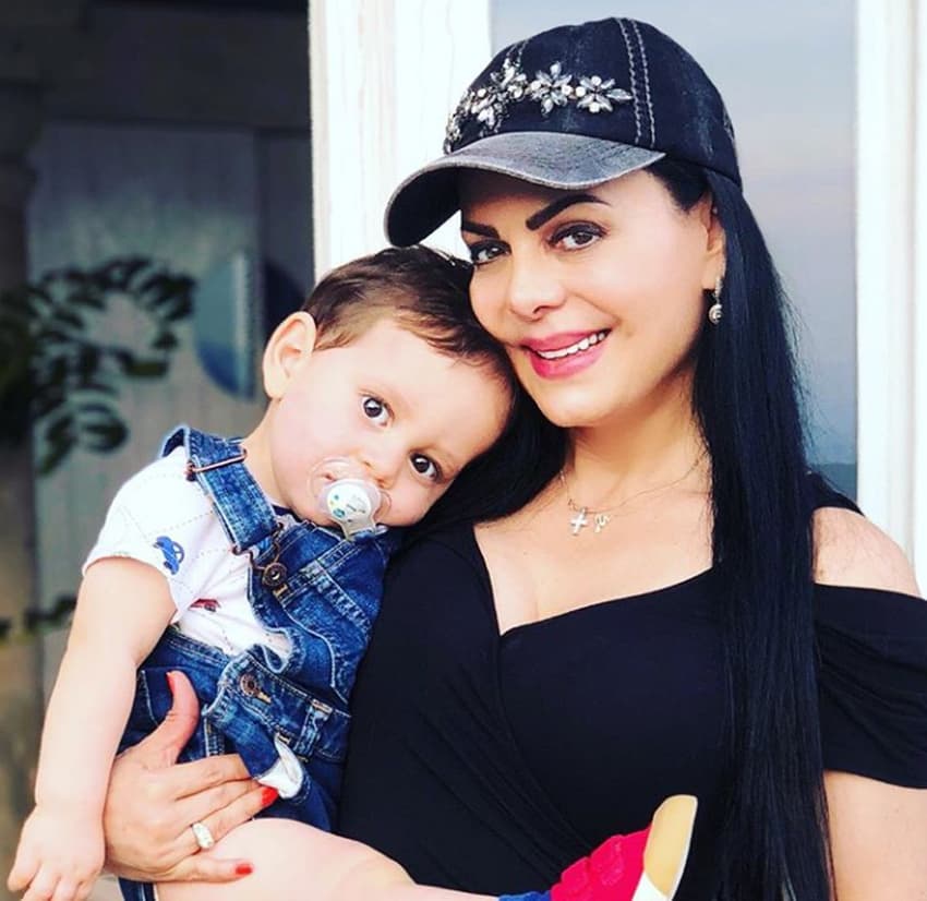 Maribel Guardia junto a su nieto José Julián