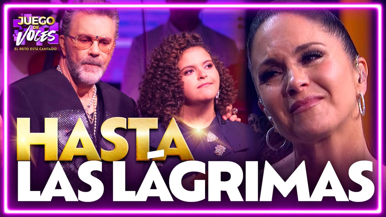 Lucero se conmueve hasta las lágrimas por su homenaje en Juego de Voces 2025