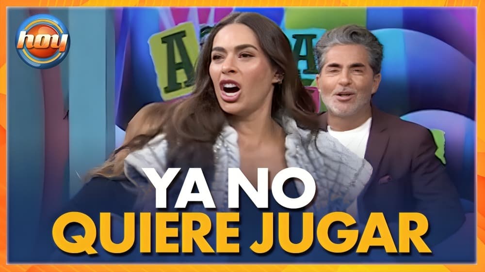 ¡Galilea abandona el juego en vivo! Todo por culpa de su equipo