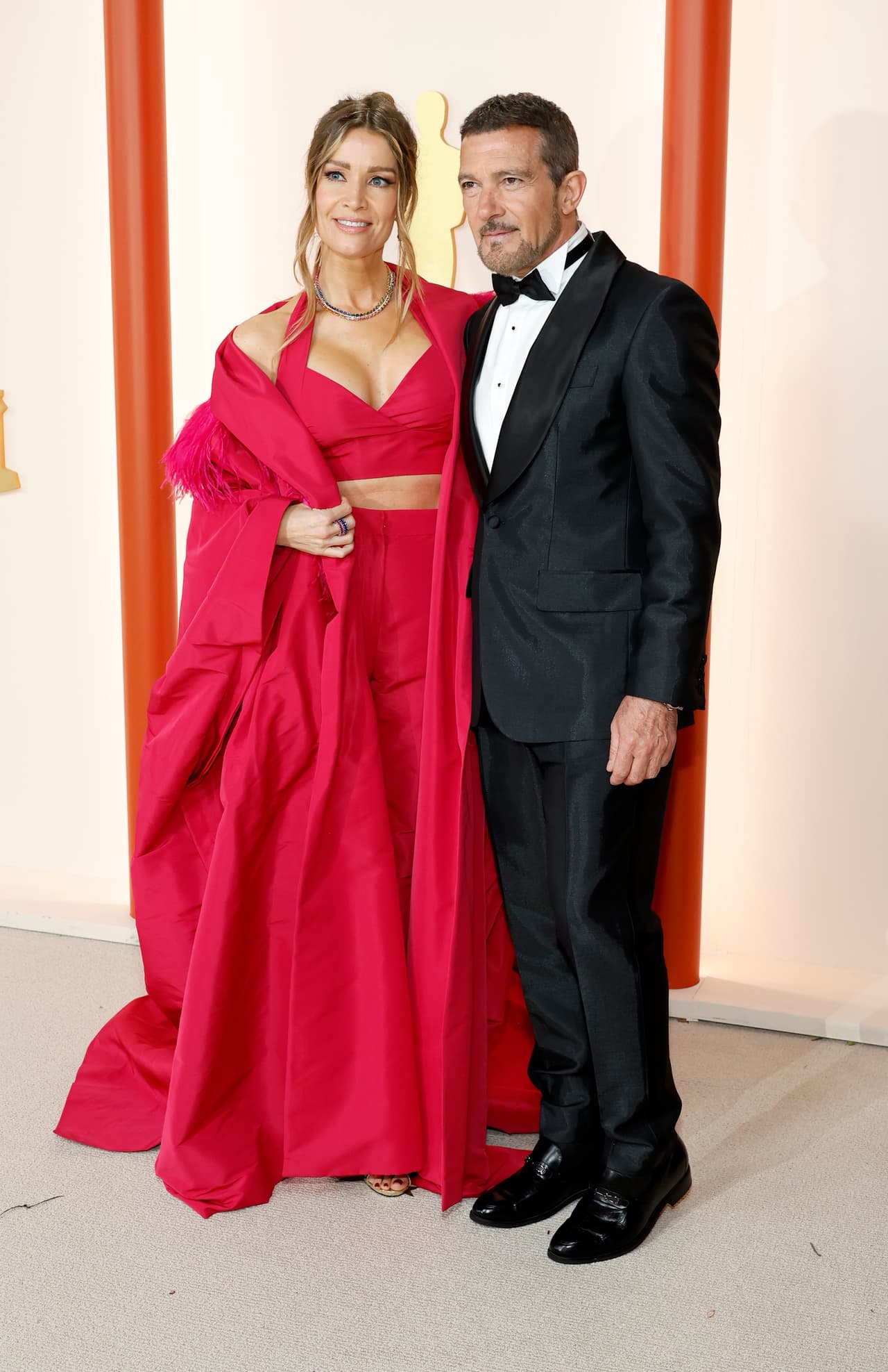 Antonio Banderas y Nicole Banderas.