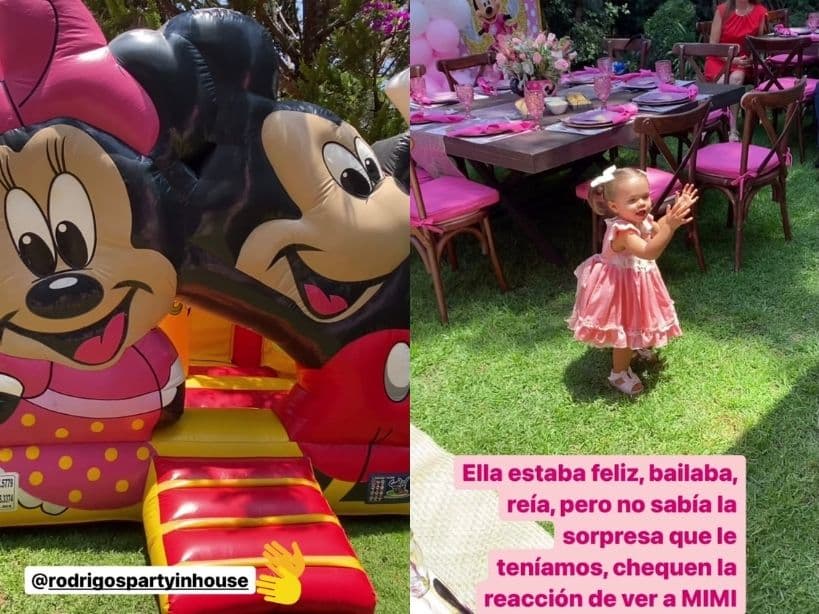 Martina quedó fascinada con su fiesta de cumpleaños.