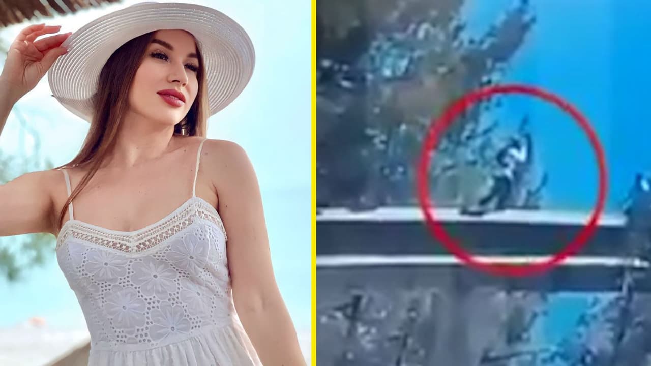 Momento en que la famosa ‘influencer’ Inessa Polenko muere al caer en acantilado por una ‘selfie’: video