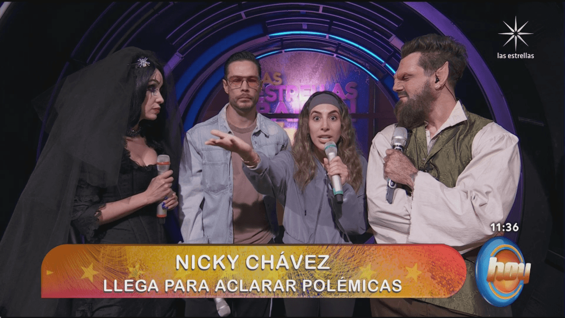 Nicky Chávez en Las Estrellas bailan en Hoy