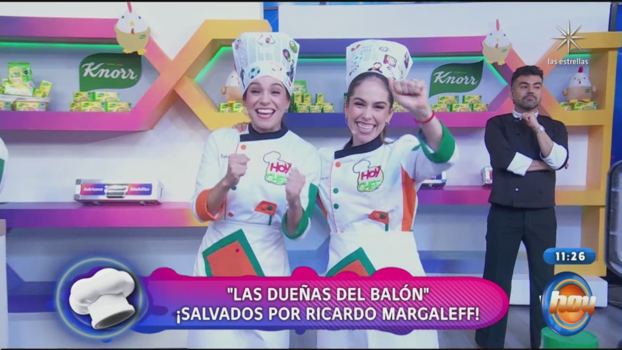 Tania Rincón y Ana Caty fueron la pareja salvada por Margaleff en Hoy soy el chef