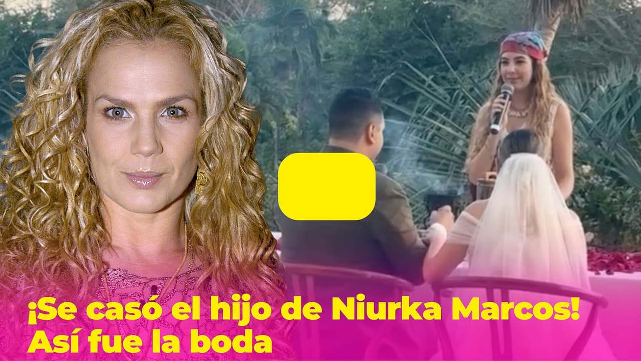 Hijo de Niurka Marcos se casa: Emilio Osorio sorprende a todos al lucir una falda en la boda