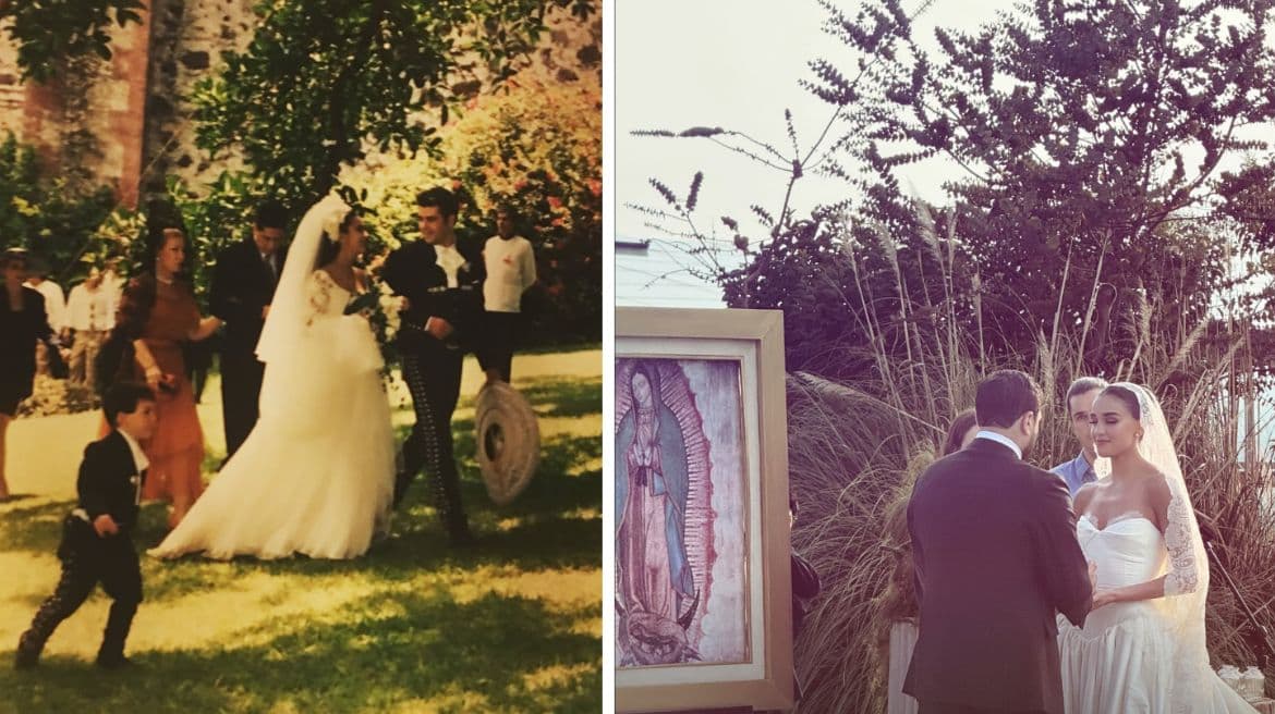 Biby Gaytán vs. Alejandra Capetillo: así fueron sus vestidos de novia en sus bodas