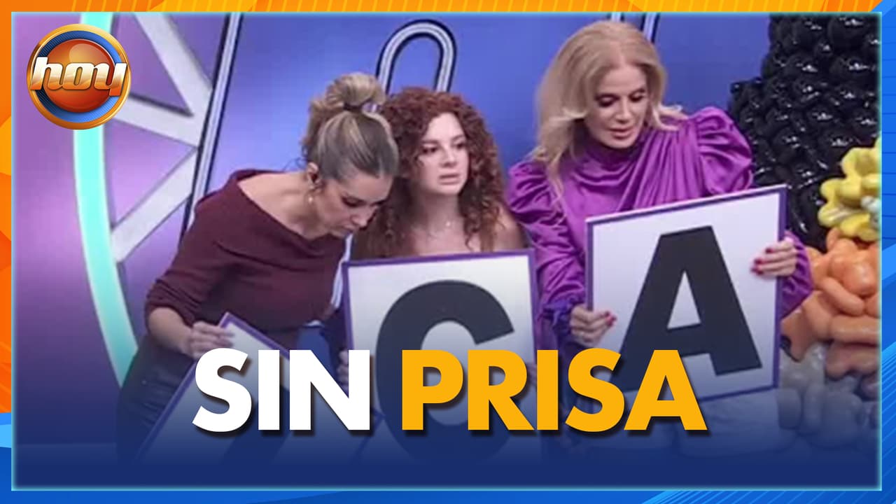 El equipo de Briggitte tuvo 5 días hábiles para formar la palabra