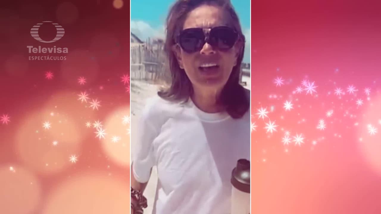 Yolanda Andrade reaparece en la playa y con bastón: ¿cuál es su estado de salud?