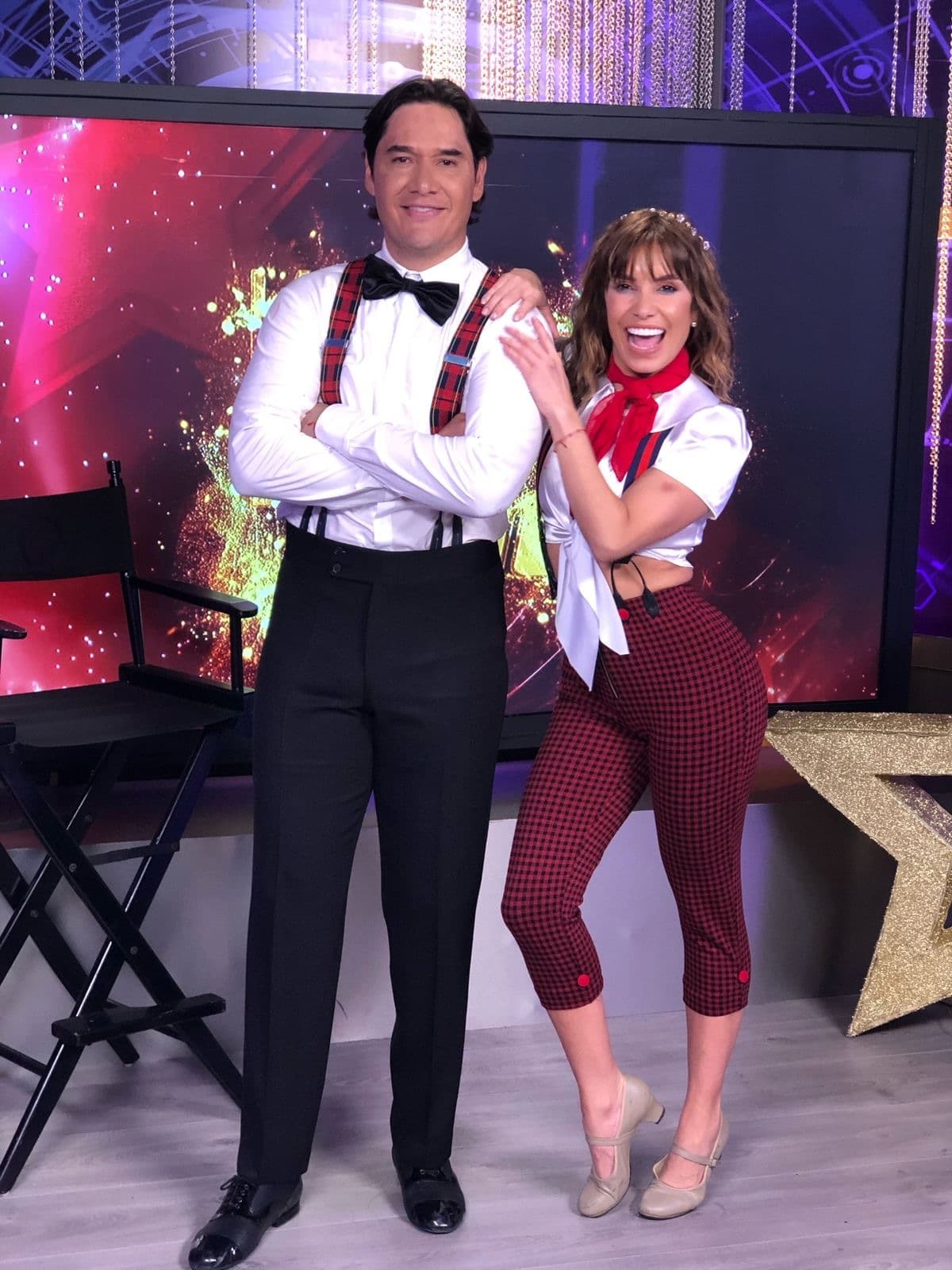 Andrea Escalona y Moisés Muñoz ganan dinámica boomerang en Las Estrellas bailan en Hoy