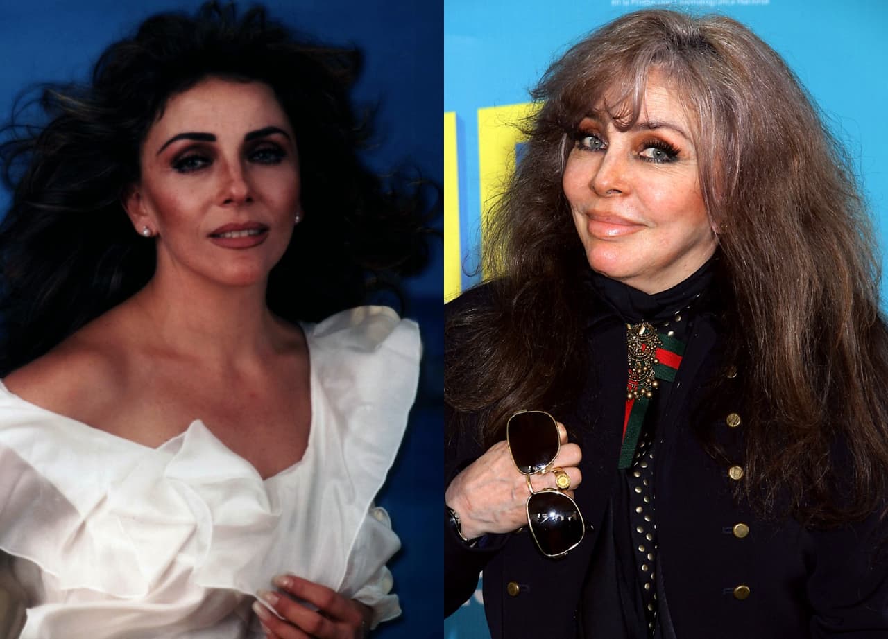Verónica Castro antes y después