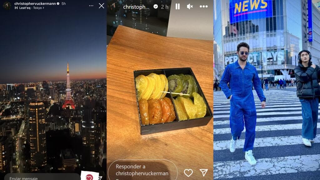 Christopher Uckermann al parecer estaba en Tokio horas antes del terremoto.