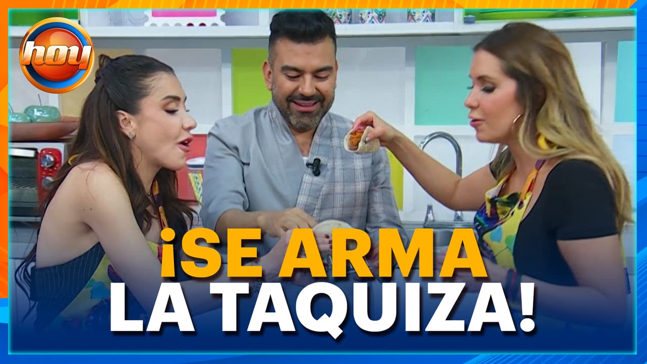 El trío del sabor prepara taquitos de chilorio