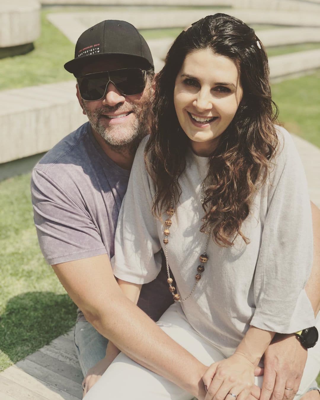 “¡Feliz cumpleaños Mochi de mi corazón! A seguir disfrutando de esta fiesta, te amo tanto, tanto”, escribió la actriz de ‘Vecinos’ a su pareja, quien cumplió 51 años el pasado 9 de julio.