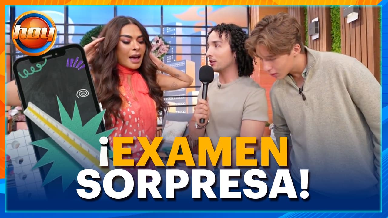 Jorge Anzaldo pone a PRUEBA a los conductores de HOY… ¿recordaron los instrumentos escolares?