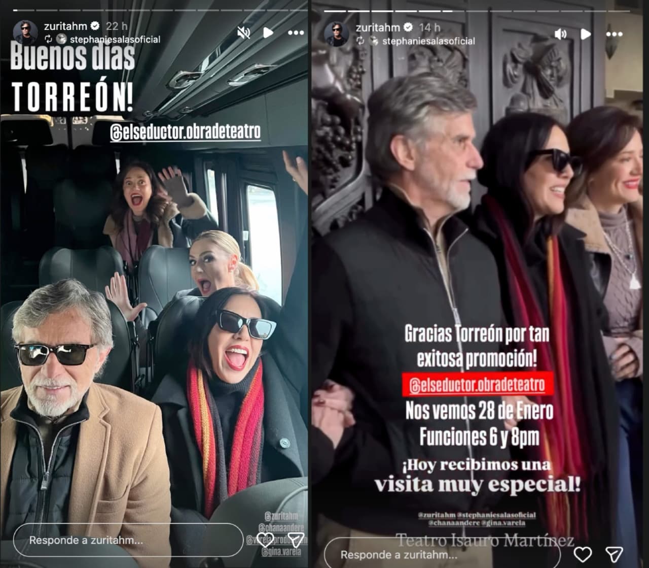 Humberto Zurita y Staphanie Salas.