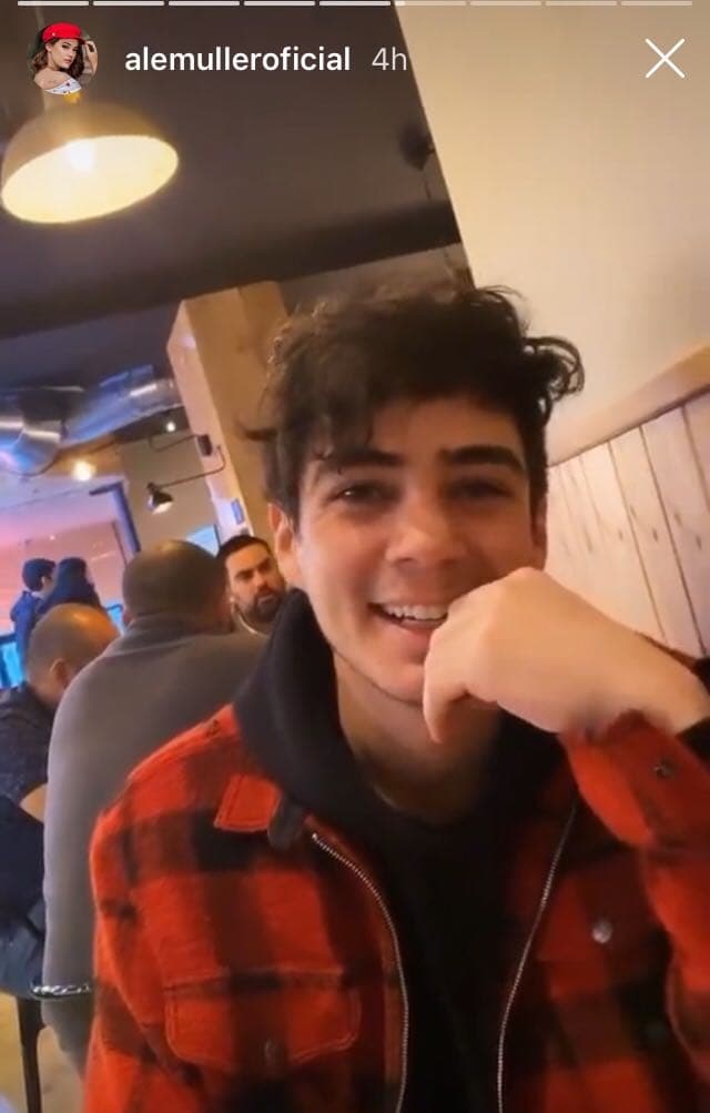 Jos Canela aparece en la cuenta de Instagram de Ale Müller.