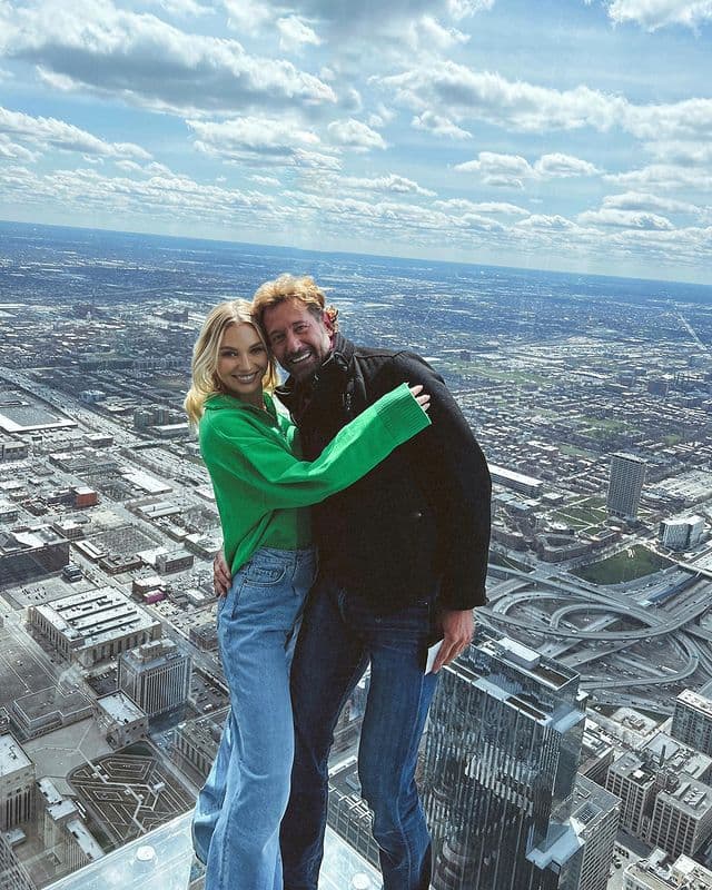 El amor de Irina Baeva y Gabriel Soto los llevó a Chicago.