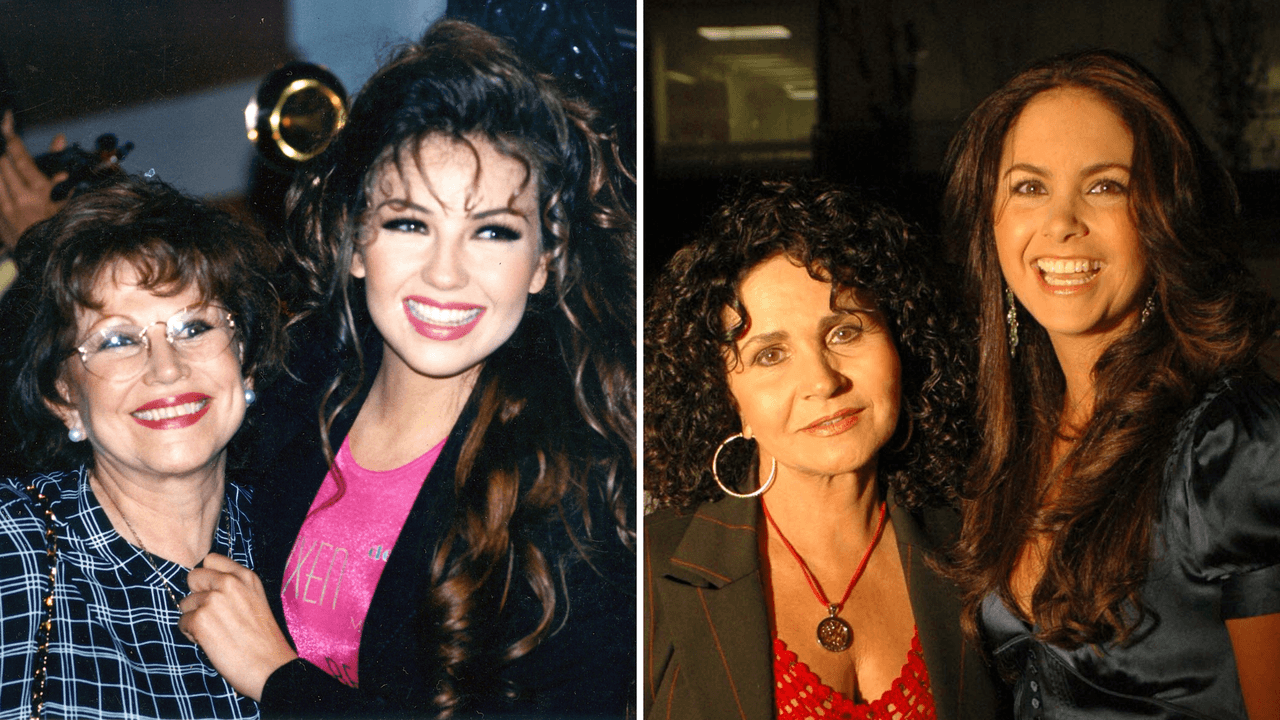 Thalía, Lucero y más famosas que fueron protegidas por sus mamás
