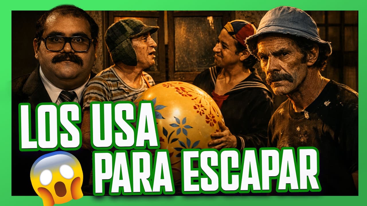 Don Ramón usa los juegos de Quico y el Chavo para escapar del Señor Barriga