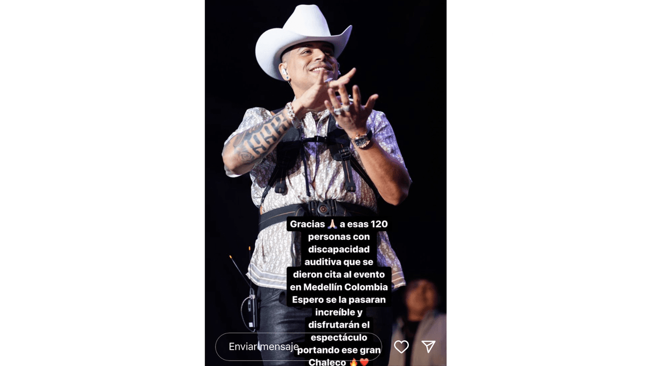 Grupo Firme ofrece en su show que personas con discapacidades auditivas