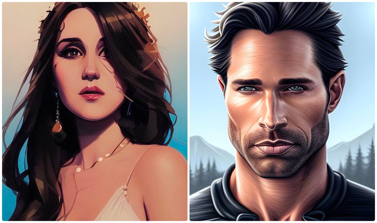 Dulce María y otros 10 famosos ilustrados con Inteligencia Artificial