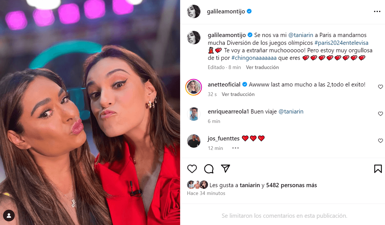 Galilea Montijo le dice adiós a Tania Rincón