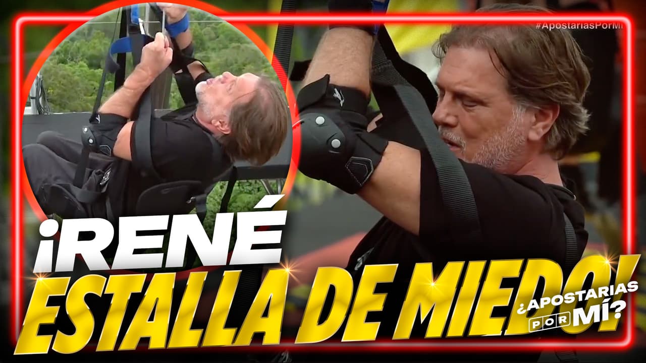 Entre rezos, nervios y pánico, René le dedica su saltó a 30 metros de altura a su hijo