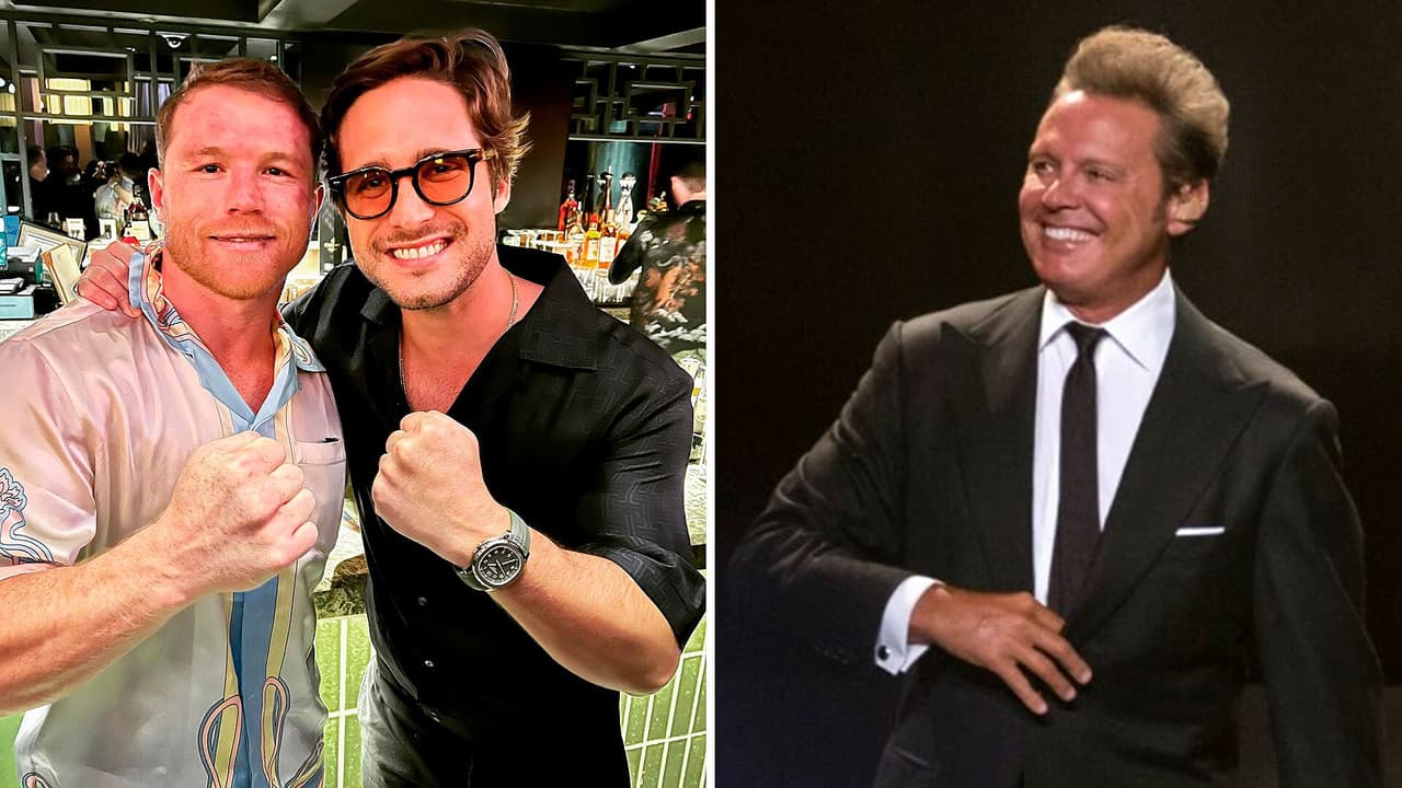 Canelo hace épica parodia de Luis Miguel junto a Diego Boneta